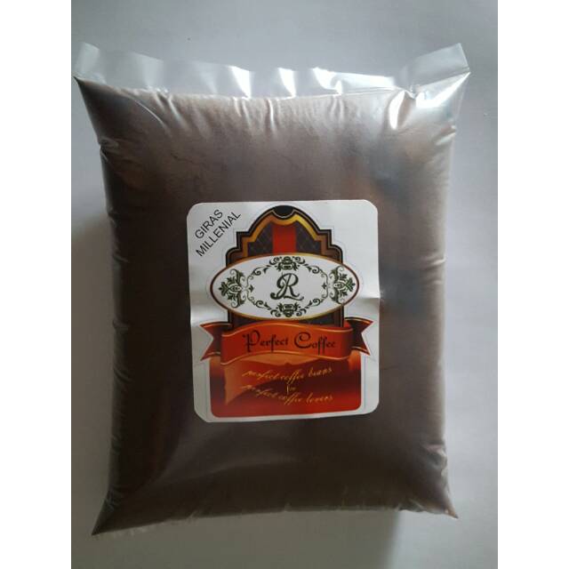 KOPI GIRAS MILLENNIAL 500 GRAM KEMASAN SOTFPACK, SIMPLE &amp; NGGAK RIBET