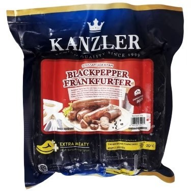 

KANZLER BEEF BLACKPEPPER FRANKFURTER 300 Gram