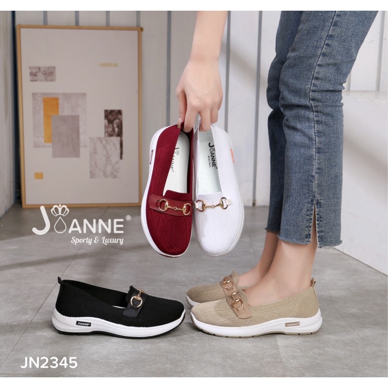 RESTOCK! [ORIGINAL] JOANNE Slip On Sneakers Shoes Sepatu Wanita #JN2345