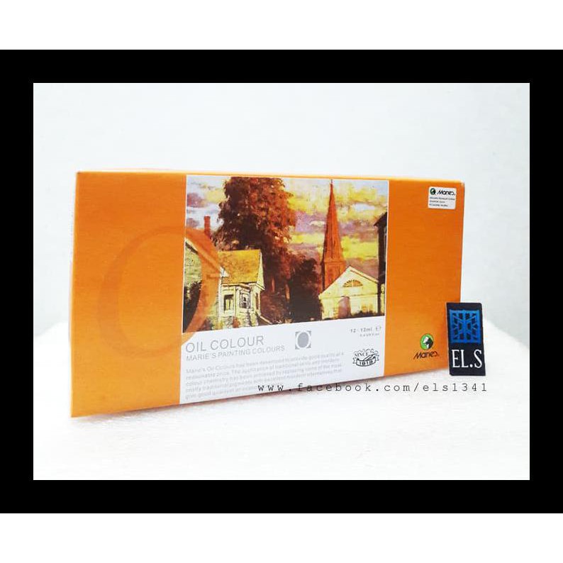

BARU MARIES OIL COLOR SET 12 PERALATAN MELUKIS TERMURAH DAN TERBARU