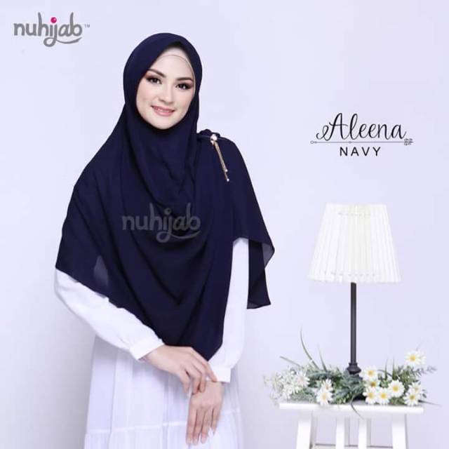 Nuhijab Aleena NAVY Original By Nuhijab SALE