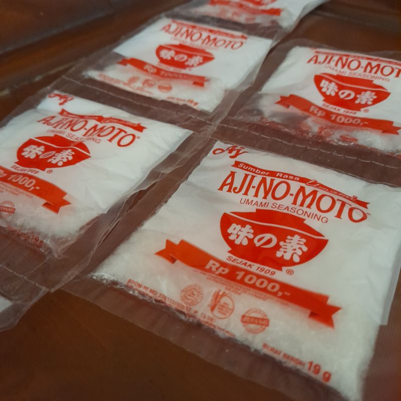 

Micin Ajinomoto Bumbu Penguat Penyedap Rasa Aji-No-Moto Bahan Tambahan Masakan Sachet Renceng Seribuan