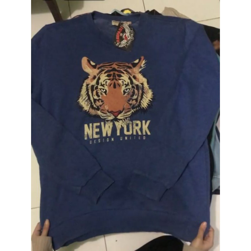 paket usaha/borongan crewneck lengan balon oversize