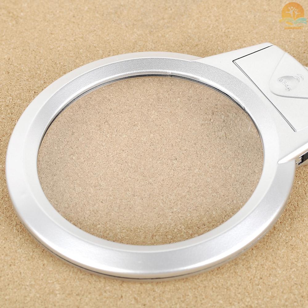 Pro Flexible Hands Free Magnifying Glass Desk Lamp Bright LED Light Magnifier with Clamp for Reading Diamond Painting