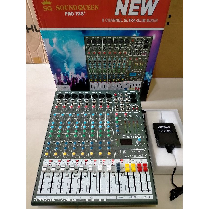 Mixer Soundqueen ProFx 8+ ORY