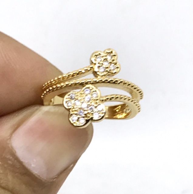 Cincin wanita //cincin permata //cincin lapis emas //perhiasan //cincin