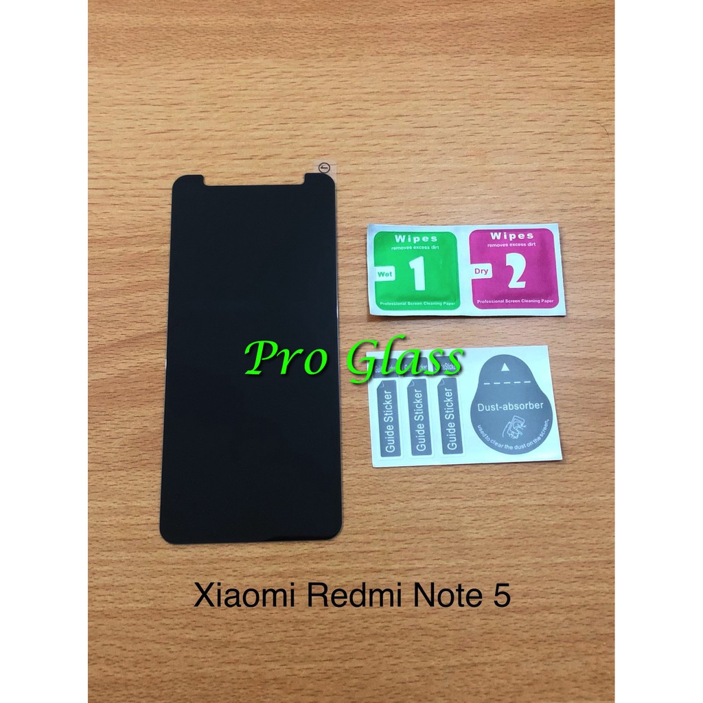 XIAOMI REDMI NOTE  5 / 5A / REDMI 5+ Privacy Anti Spy / Antispy Magic Glass Premium Tempered Glass