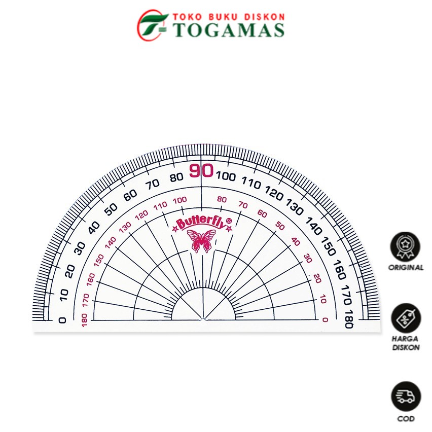 

READY STOCK !! PENGGARIS BUSUR 180/12CM NEW BUTTERFLY