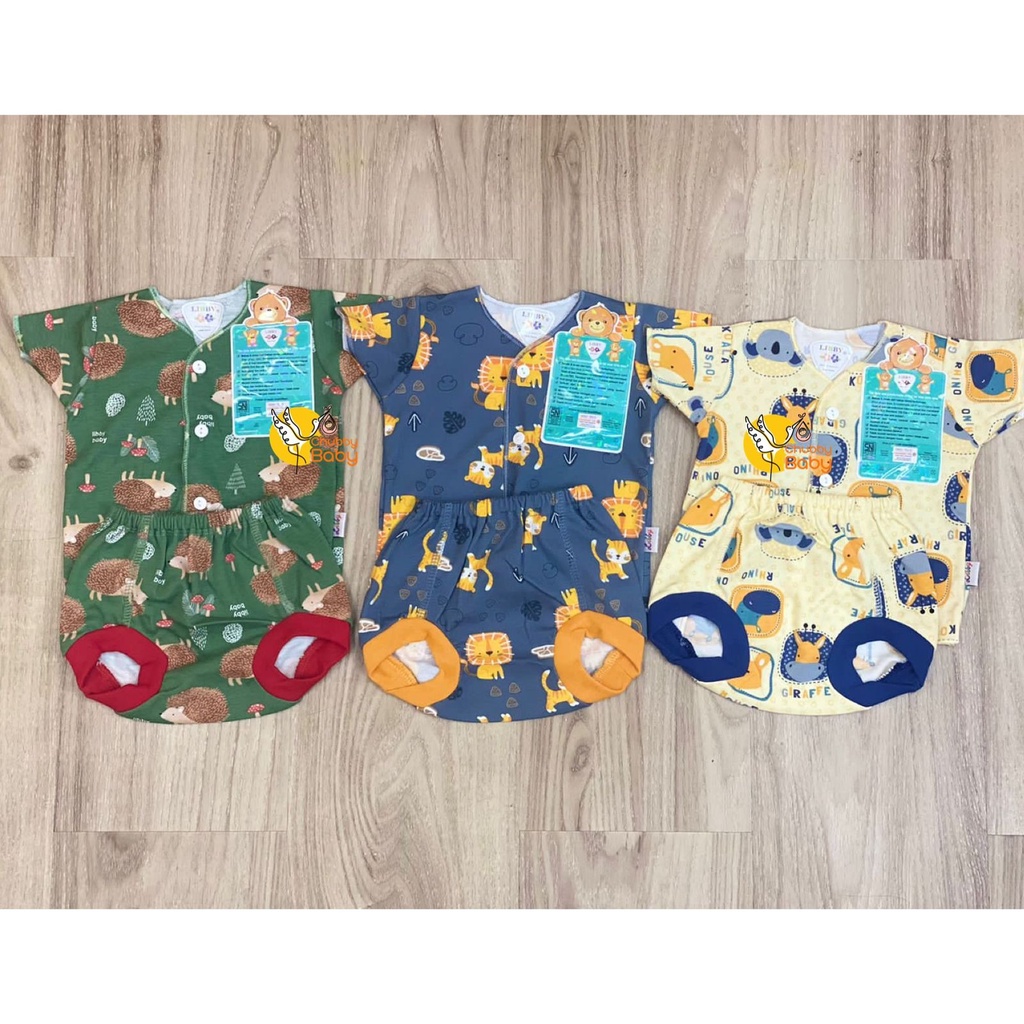 Libby - Sunny Hill | Setelan Pendek Baby Size 3stel