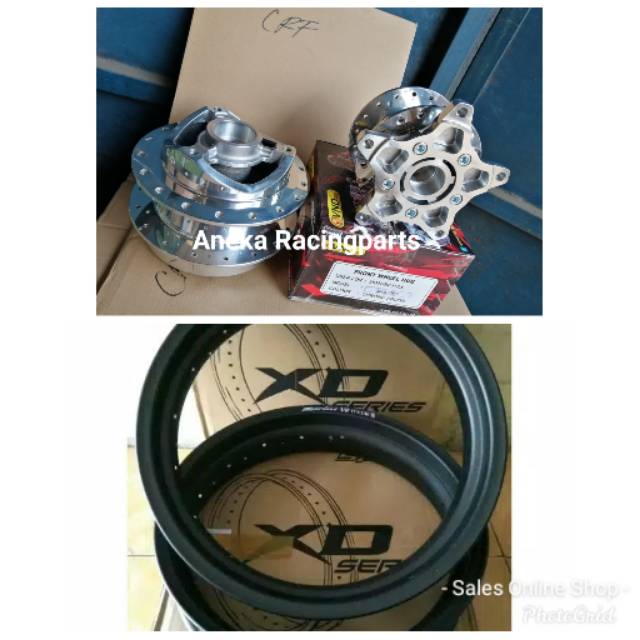 Velg jari jari ninja 250 pnp siap pakai lebar 300-450x17 rossi tromol vnd chrome jari2 bebas pilih