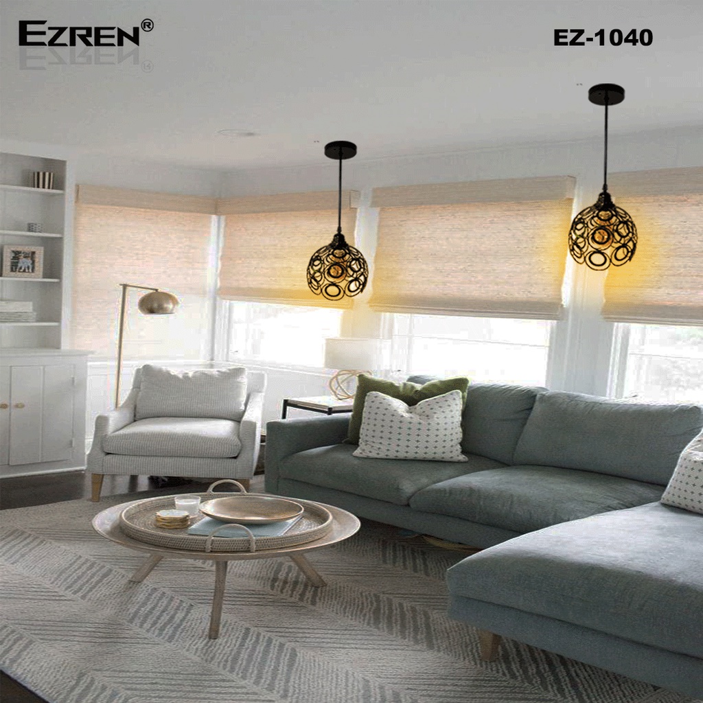 Ezren EZ-1040 Lampu Gantungan Interior Kamar TIdur &amp; Ruang Tamu