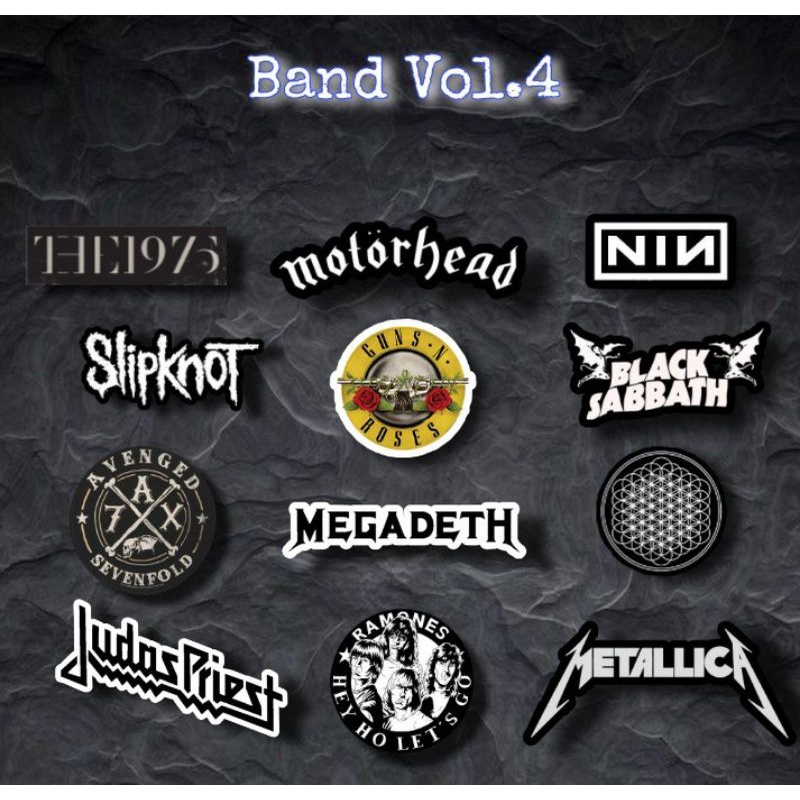 

STICKER AESTHETIC SERIES TIKER CASE HANDPHONE LAPTOP TUMBLR BAND VOL 4