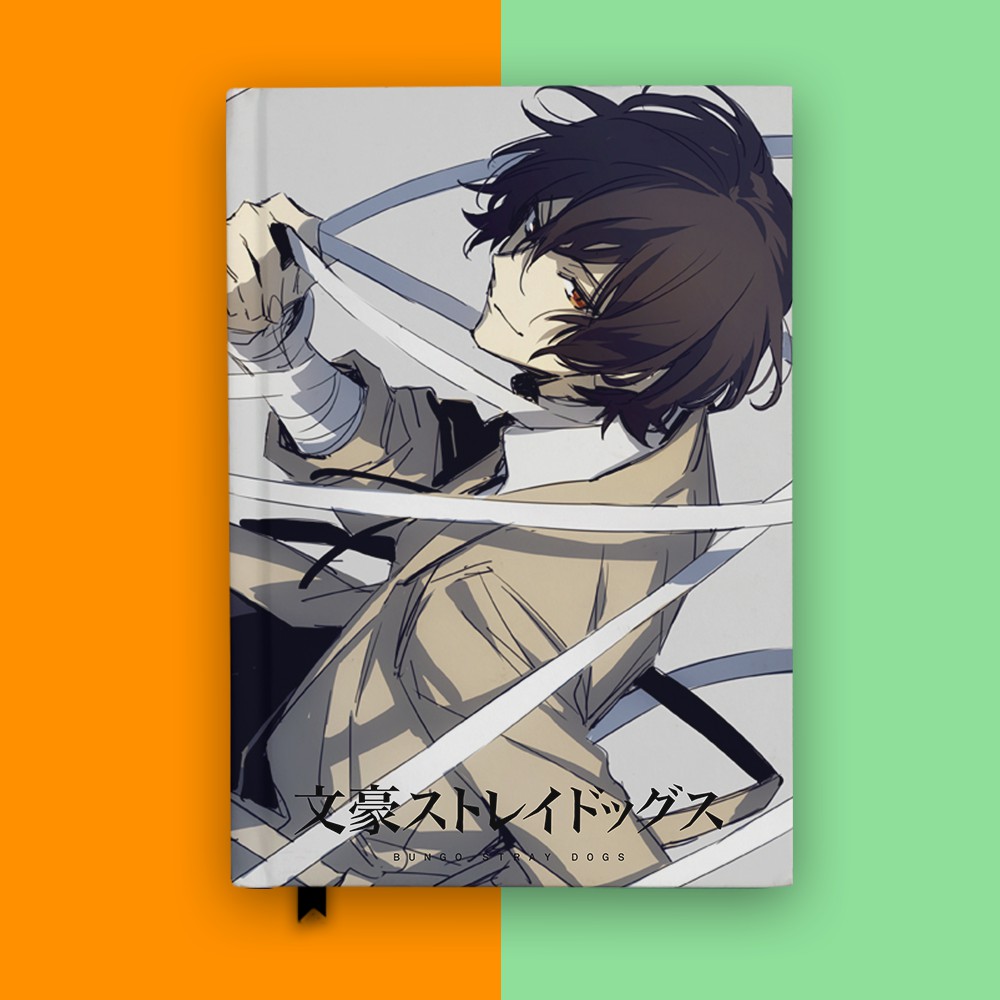 

Notebook Anime Osamu Dazai 3 Bungo Stray Dogs Buku Tulis Hardcover Jurnal Custom