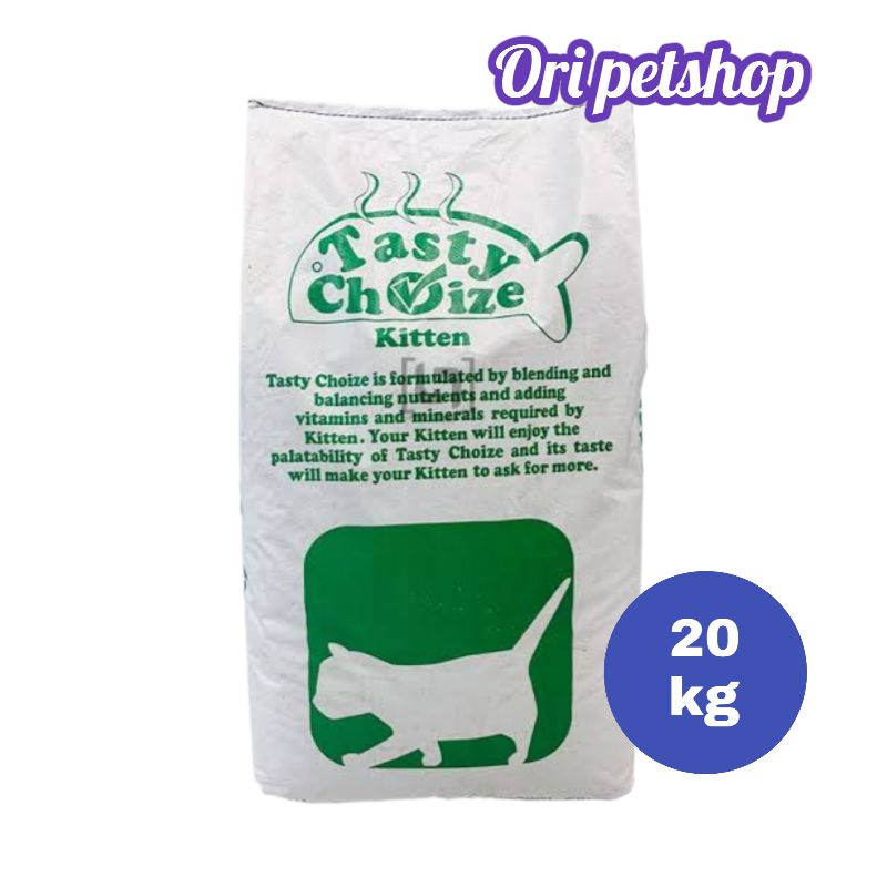Grab/Gojek tasty Choize Kitten 20kg Makanan Kucing