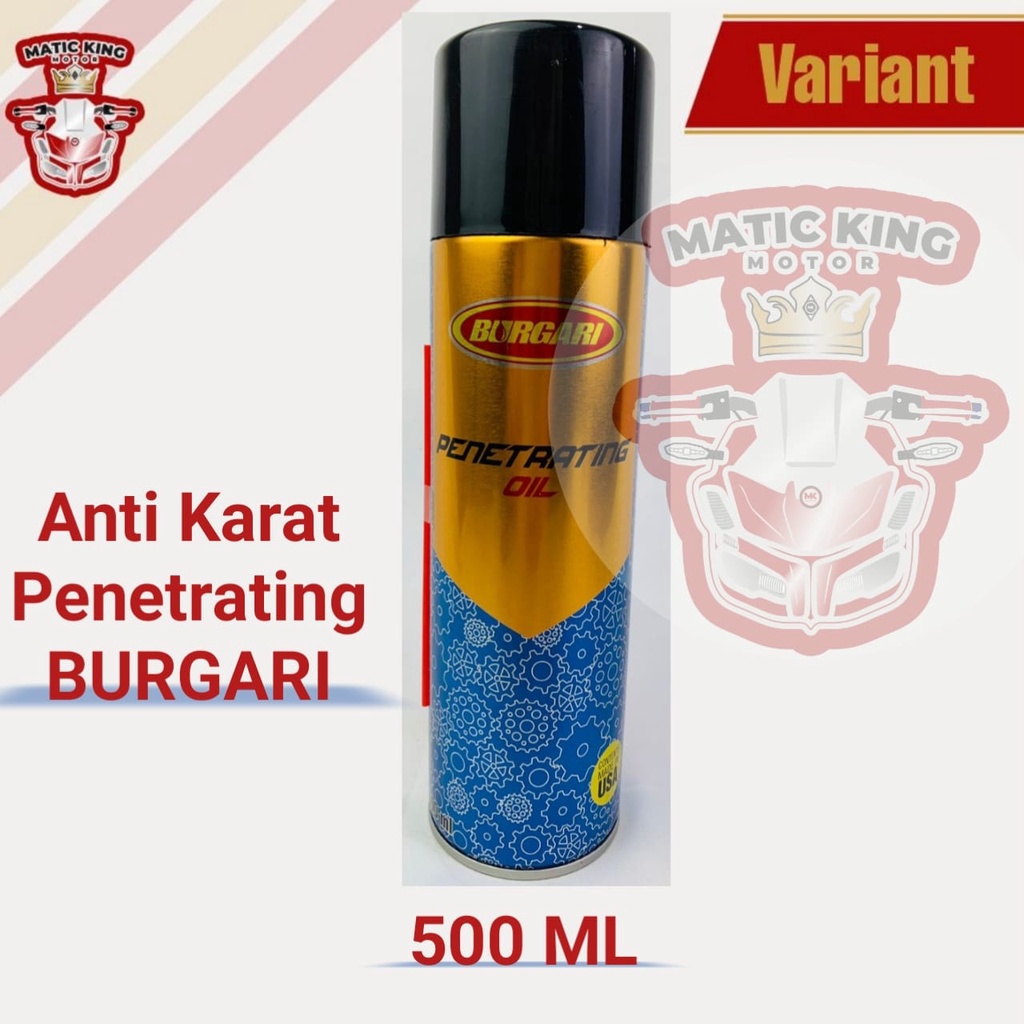 Perontok karat Full Penetrating / WD Pelumas anti karat Burgari Petroasia MWA  300ML 500ML