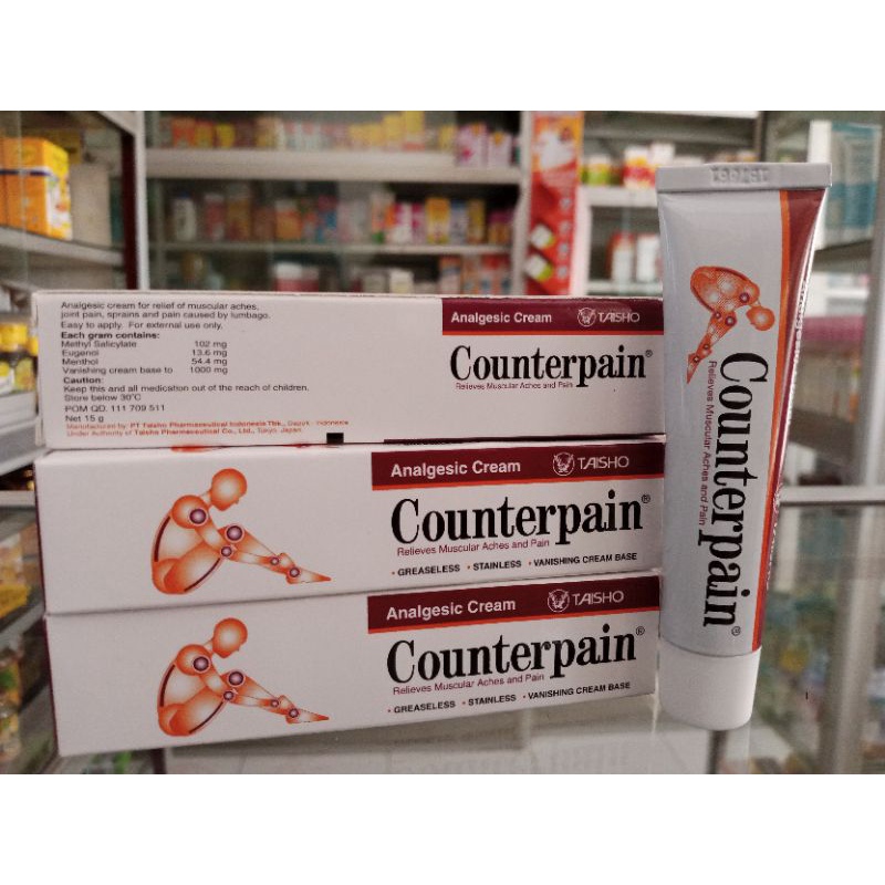 Counterpain Cream 5gr | Untuk Nyeri Sendi - ED 05/2025