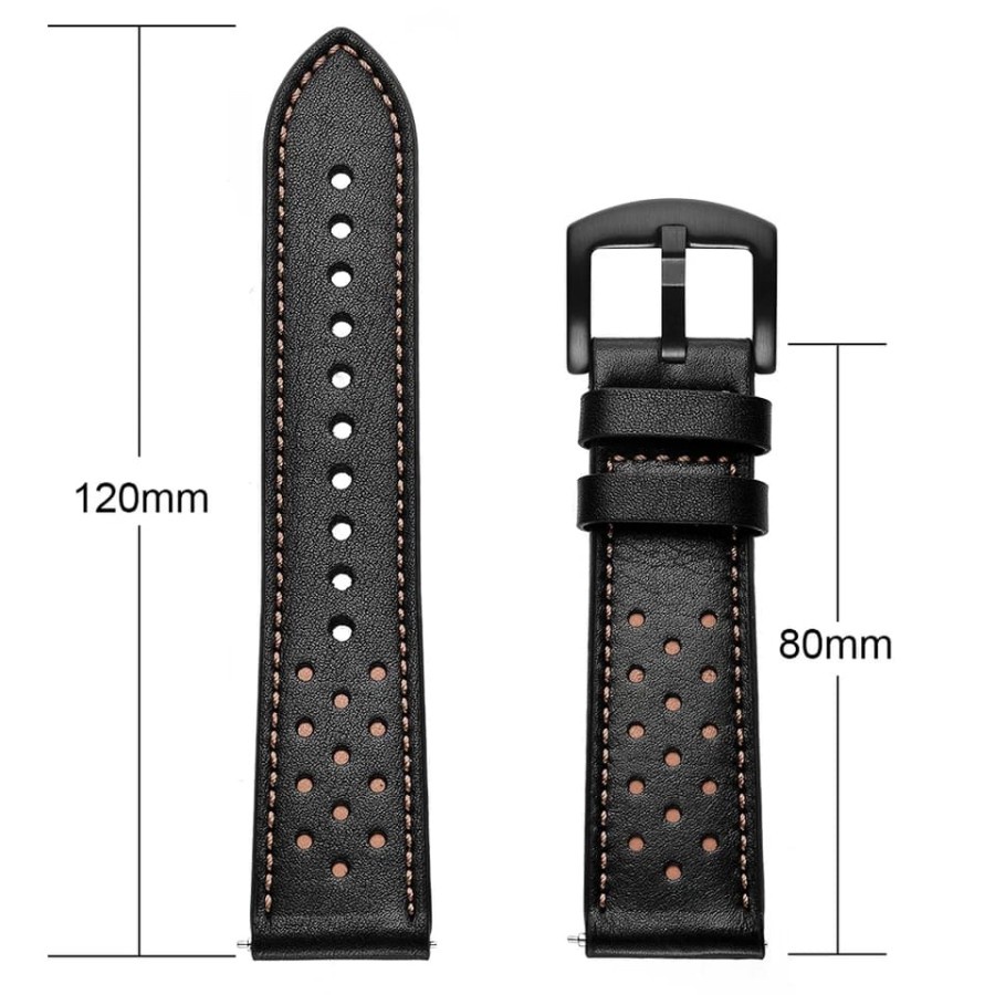 STRAP WATCH TALI JAM TANGAN -FOR XIAOMI HUAMI AMAZFIT GTS BIP 20MM - KULIT STYLE SPORT RUBBER