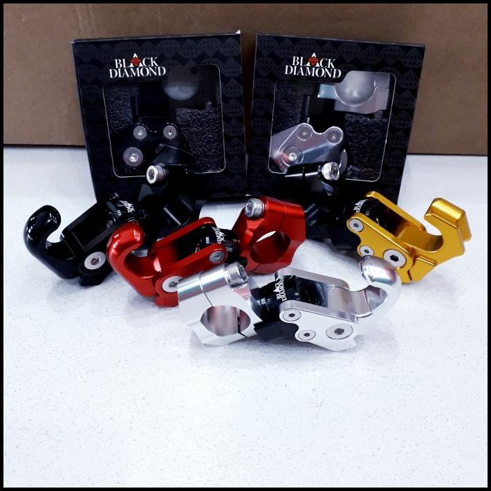 Gantungan Barang Stang Honda Adv 150 Pcx Lokal Black Diamond