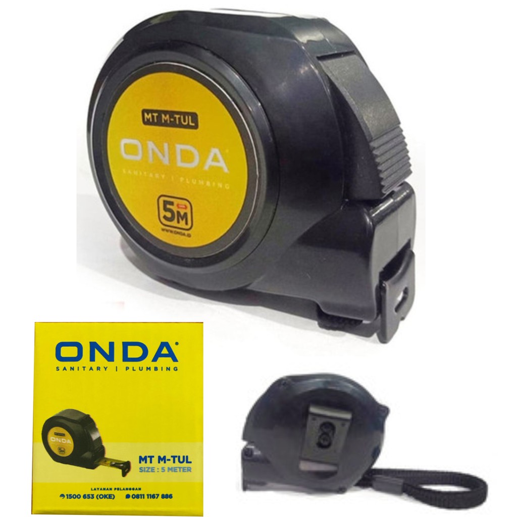 ONDA M-TUL Meteran 5 Meter Measuring Tape Alat Ukur 5M