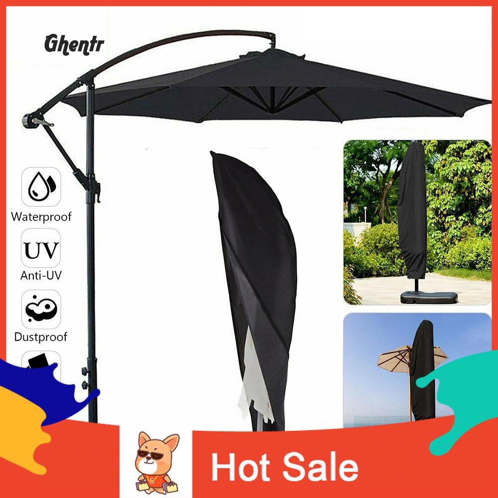 Gh Outdoor Waterproof Uv Protection Oxford Cloth Garden Patio Umbrella Cover Shield Shopee Indonesia