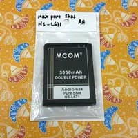 Baterai andromax pure shot HS-L671 HSL671 mcom 5000mah battery battle