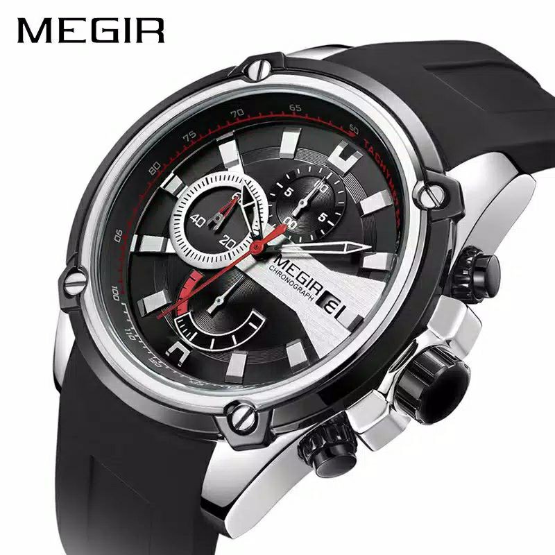 MEGIR MN2086 ORIGINAL Jam Tangan Pria MEGIR Analog Crono Aktif Watchkite