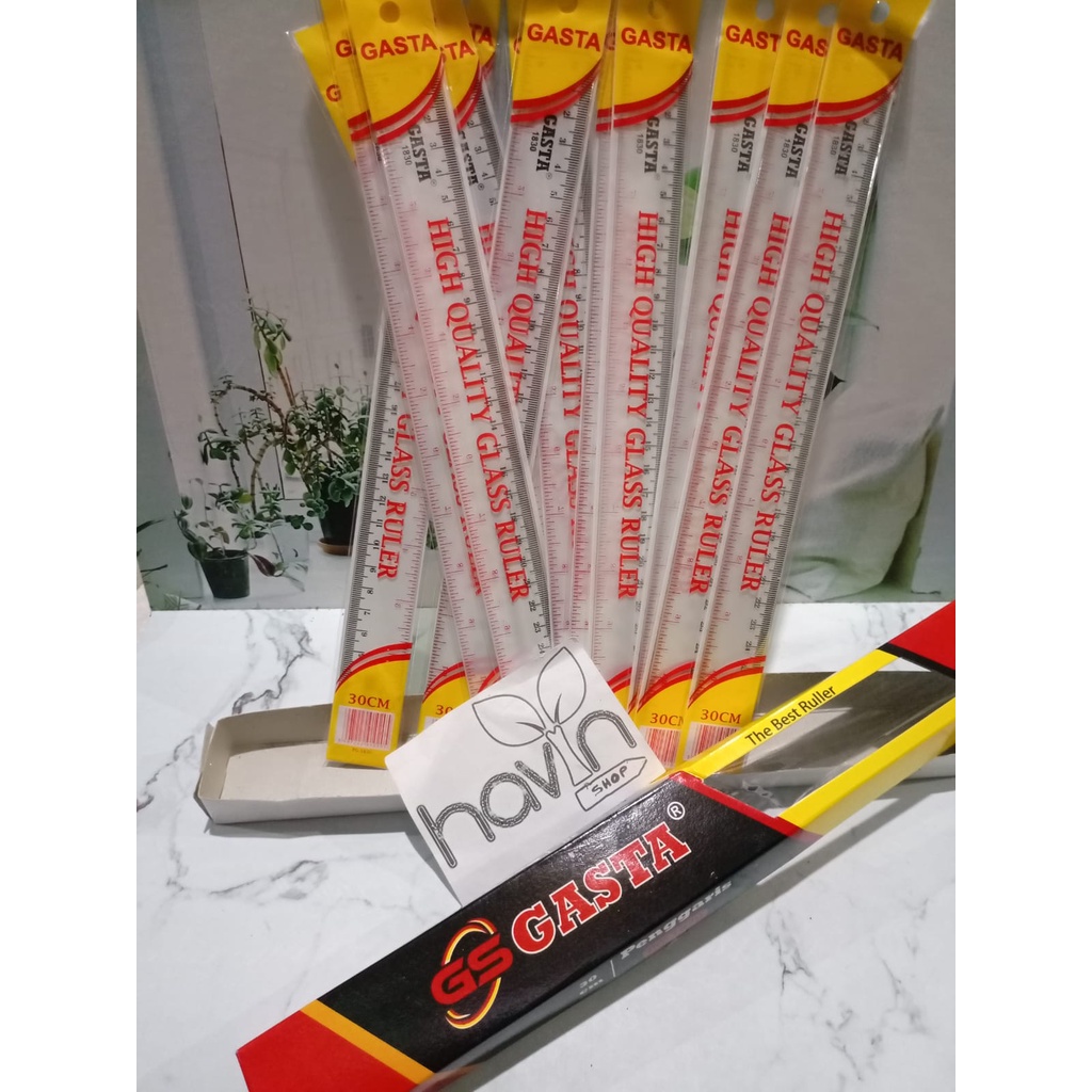 

AT (12PC) PENGGARIS 30 CM/GARISAN/MISTAR gasta