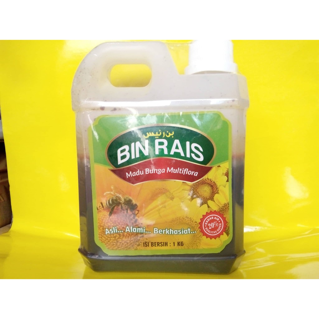 

madu hutan multiflora 1kg bin rais / madu multiflora 1000 gr bin rais