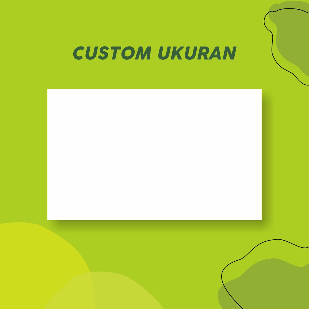 [CUSTOM UKURAN] THANK YOU CARD/ KARTU TERIMAKASIH DESAIN BOLEH PAKAI KATALOG KAMI YANG SUDAH ADA