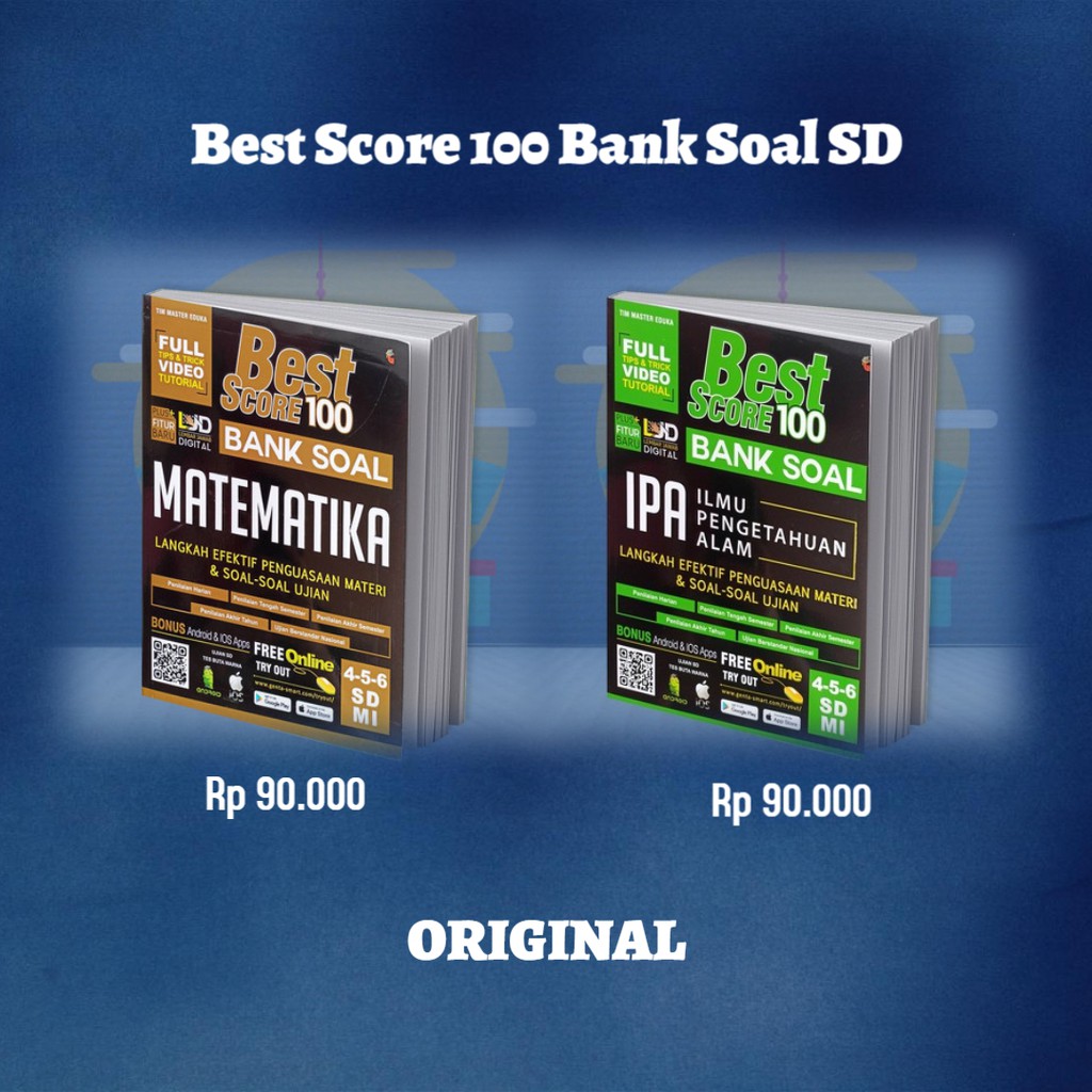 Best Score 100 Bank Soal Matematika SD Bank Soal IPA SD