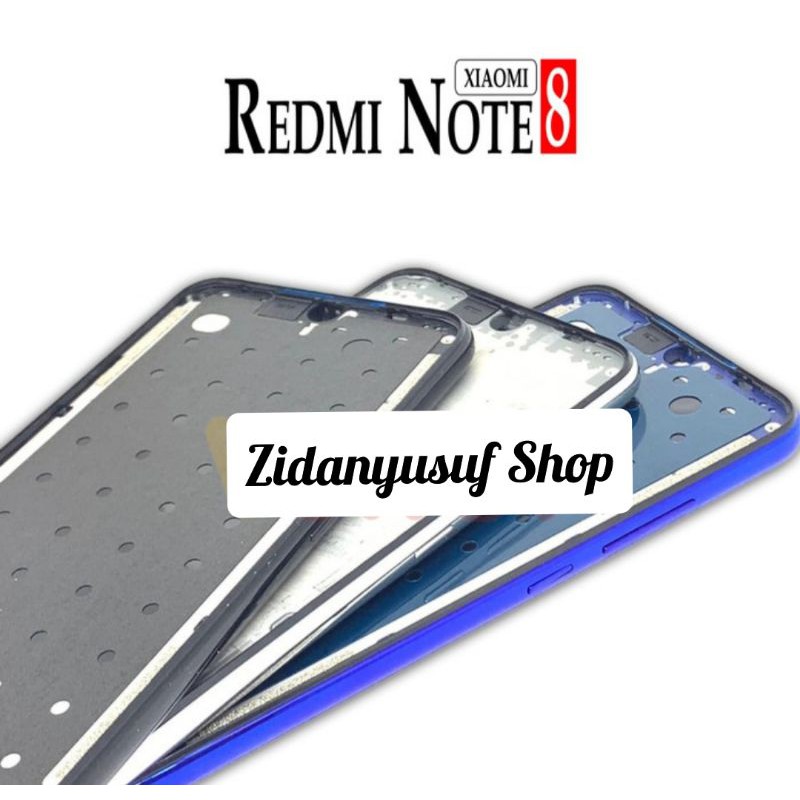 FRAME TULANG TENGAH TATAKAN DUDUKAN LCD XIAOMI REDMI NOTE 8 ORIGINAL