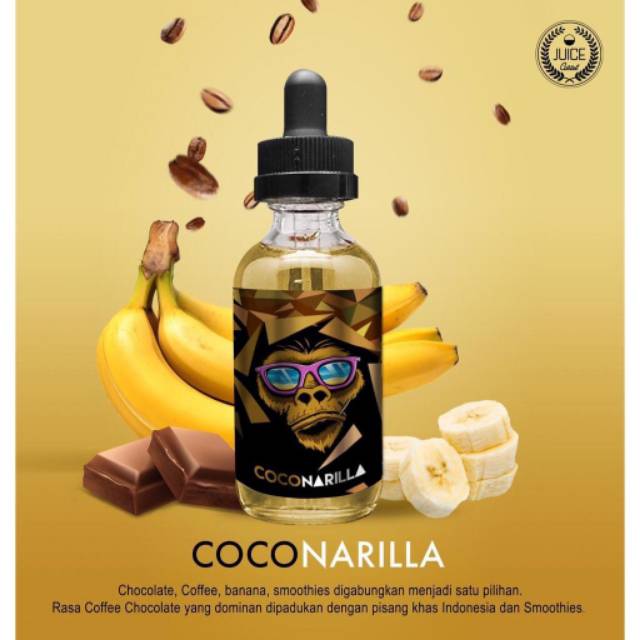 Coconarilla Chocolate Coffee Banana Creamy 60ml E Liquid Premium