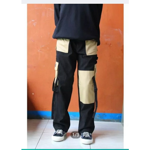 LOKAN Clana Cargo Tiptop Clana Panjang Pria