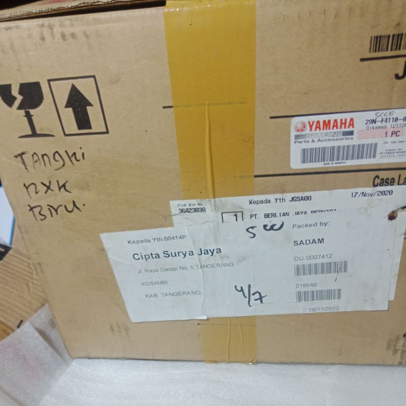 FUEL TANK TANGKI TENGKI BENSIN RX KING RXK 29N HITAM BIRU HIJAU GOLD/CREAM