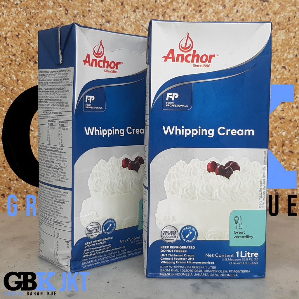 

Whipping Cream Anchor 1 Liter