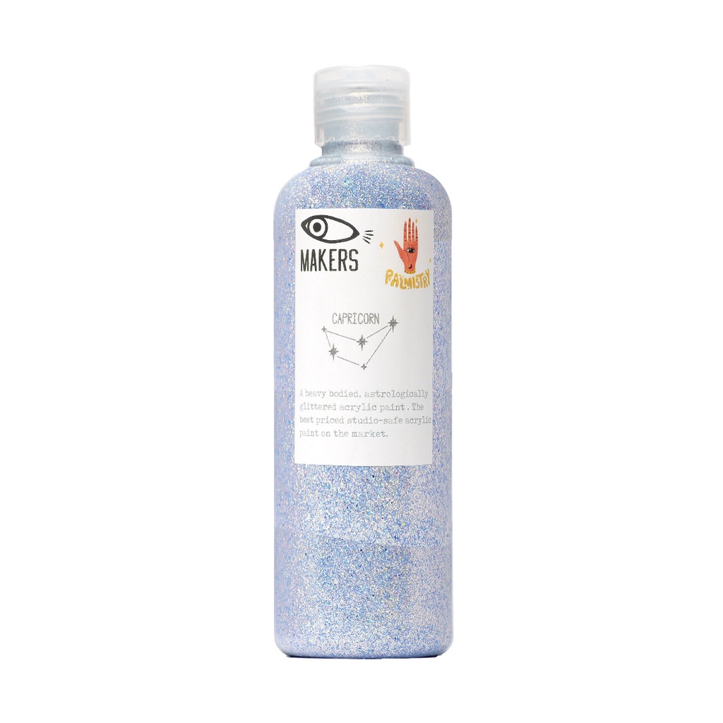 

Twilight Glitter Acrylic Paint CAPRICORN 250ml by MAKERS