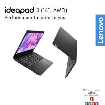 GARANSI RESMI BARU Lenovo Ideapad Slim 3 ( AMD ATHLON 3050 / SSD 256 GB / 4GB / FULL HD 14&quot; / VGA RA