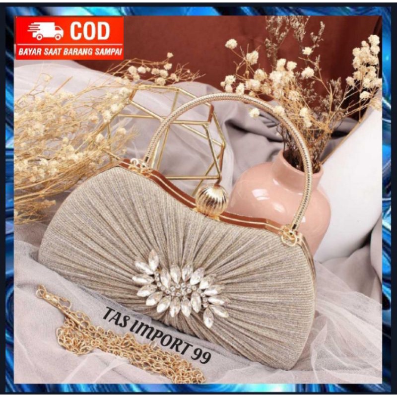 TAS PESTA CLUTCH UNTUK KONDANGAN RESEPSI PERNIKAHAN WANITA CEWEK REMAJA PEREMPUAN IBU IBU IMPORT CAN
