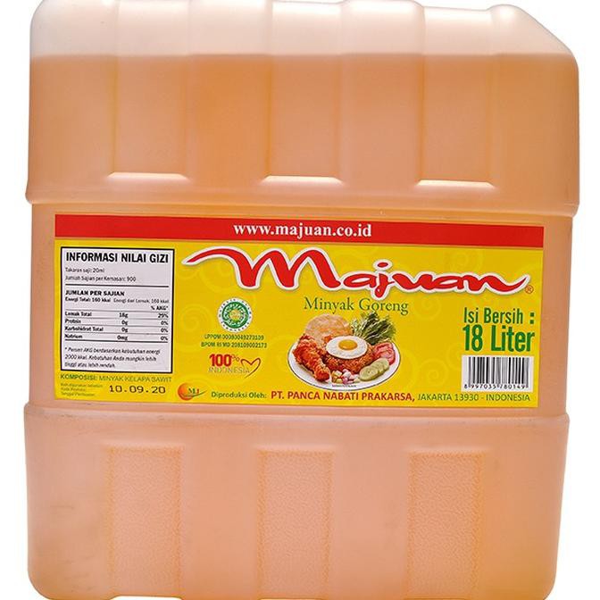 

MINYAK GORENG MAJUAN 18 LITER JERIGEN