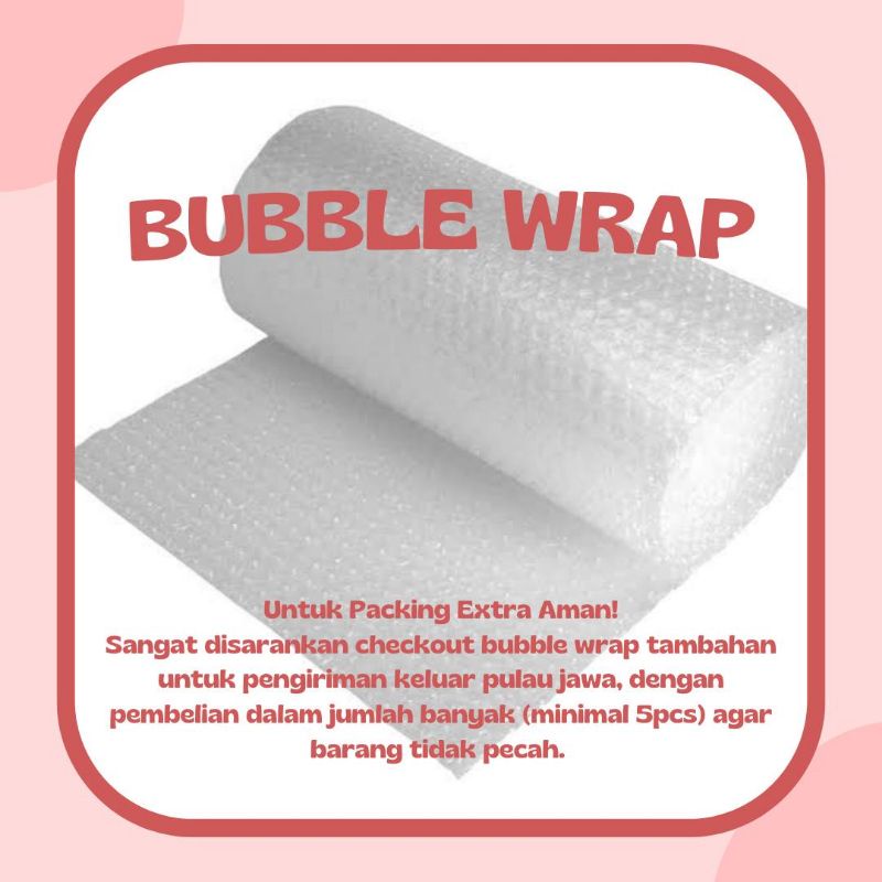 BUBBLE WRAP EXTRA PACKING AMAN