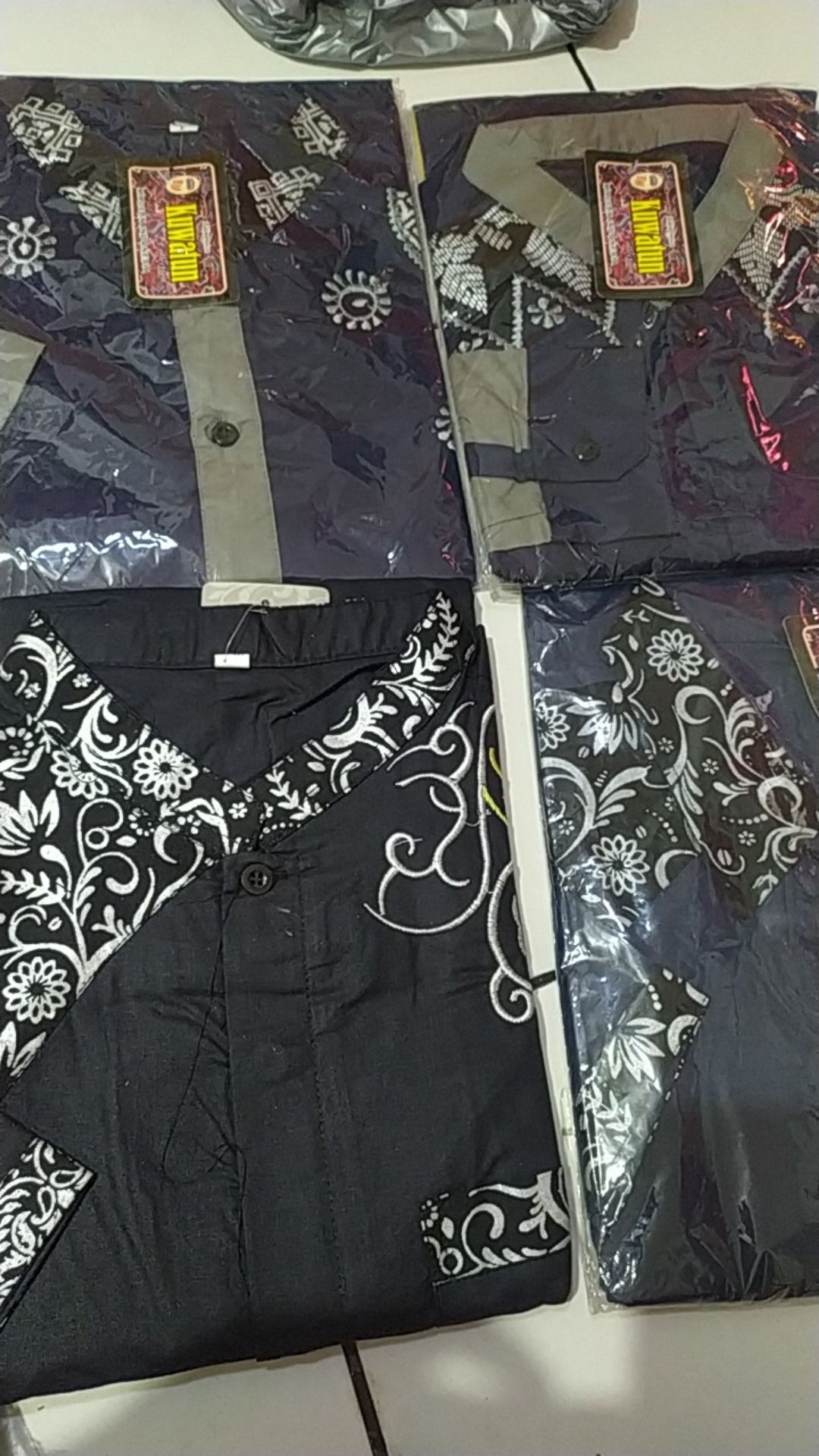 Kemeja Koko Lengan Panjang Pria Terlaris Kombinasi Bordil