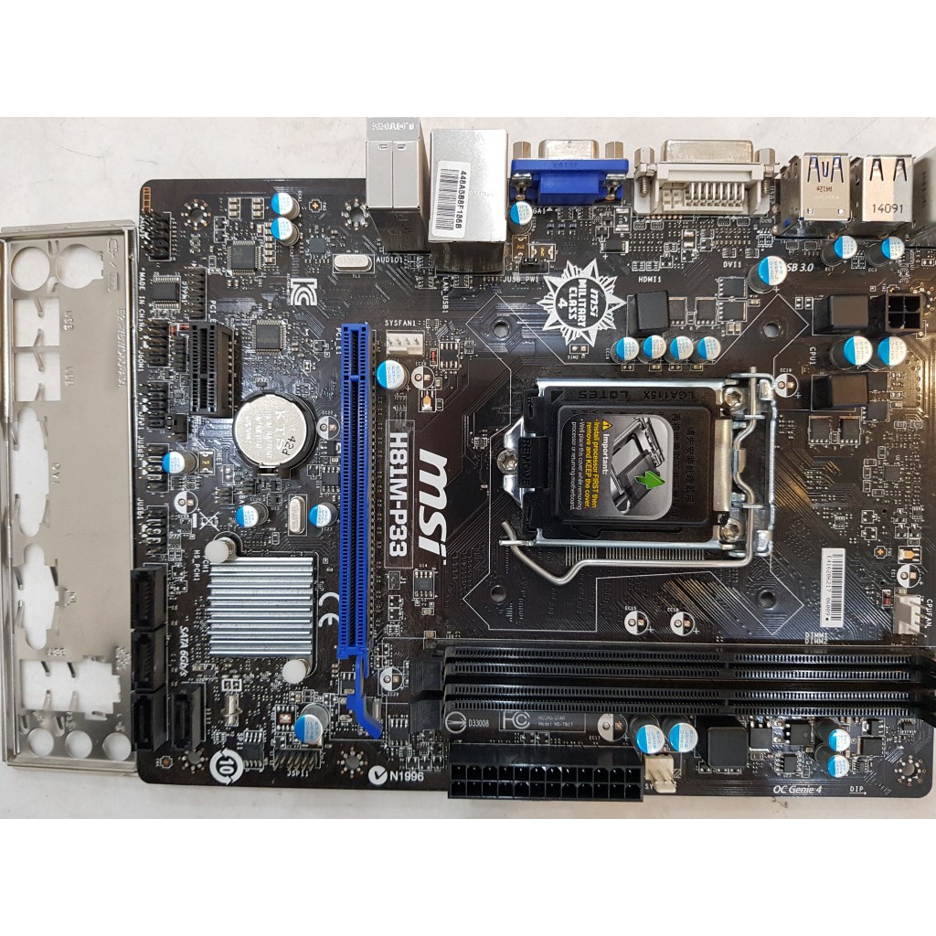Motherboard H81 MSI LGA 1150 Haswell Mobo Mainboard