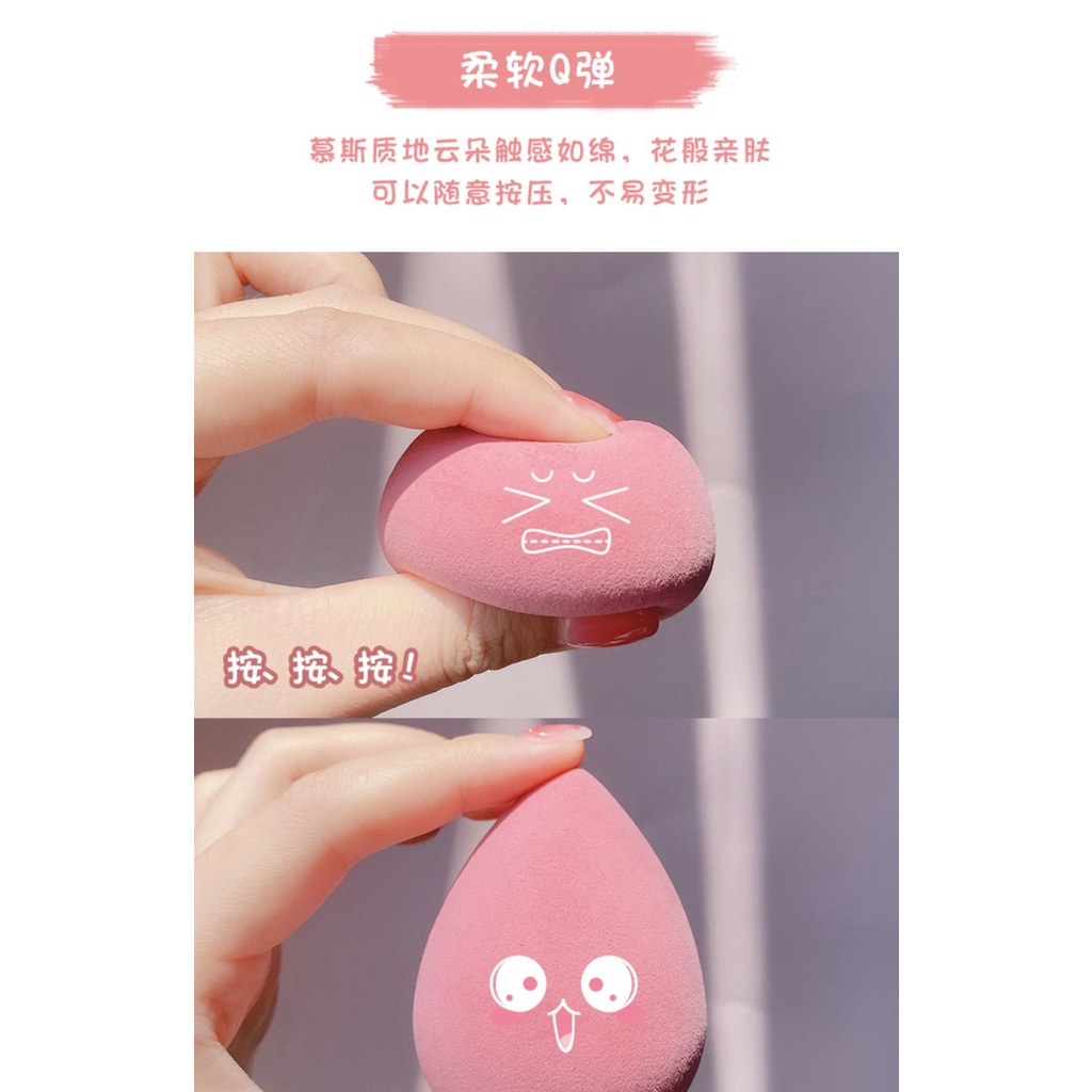 Pretty MAKE UP SPONGE BEAUTY BLENDER BOX ISI 4 PCS BEST QUALITY