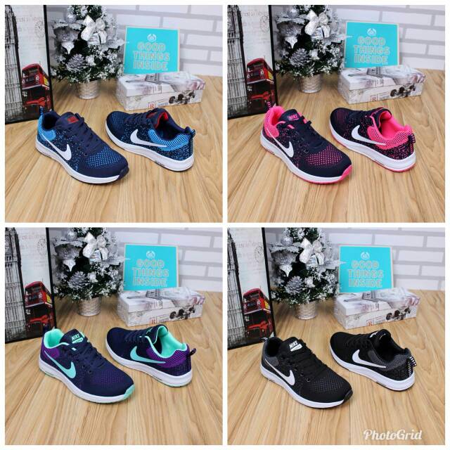 leather nike running shoes