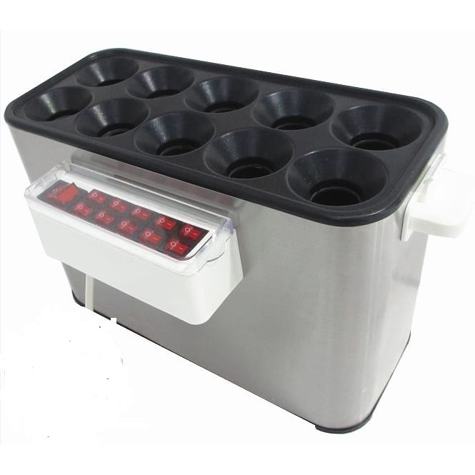 Pemanggang atau pembuat sosis telor listrik 10 cetak