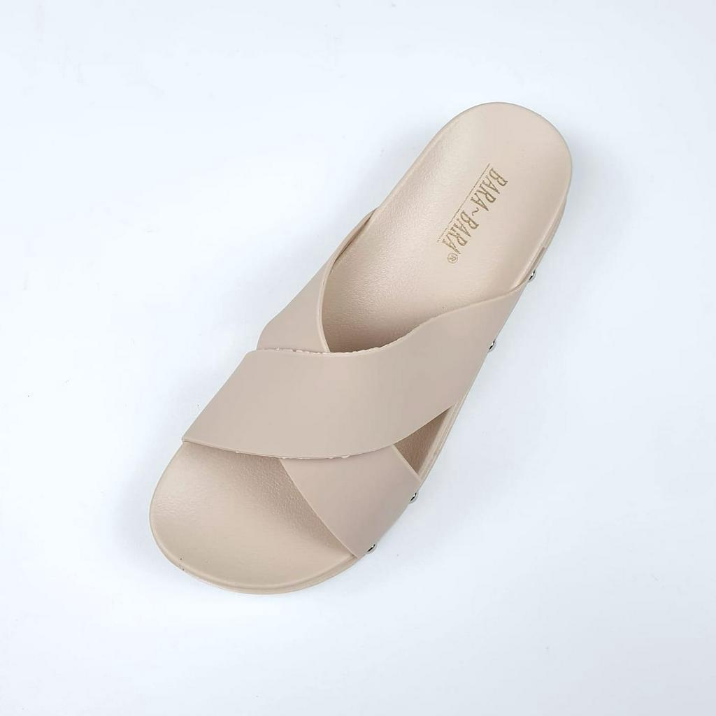 BARA BARA ORIGINAL jelly sandal karet empuk murah wanita barabara sendal selop import JSL855V-1NEW