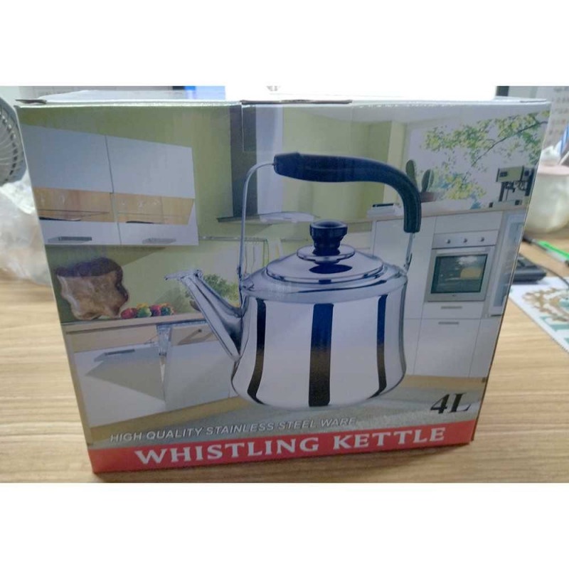 Teko Air Bunyi Stainless Steel 4 Liter Ceret Memasak Water Kettle