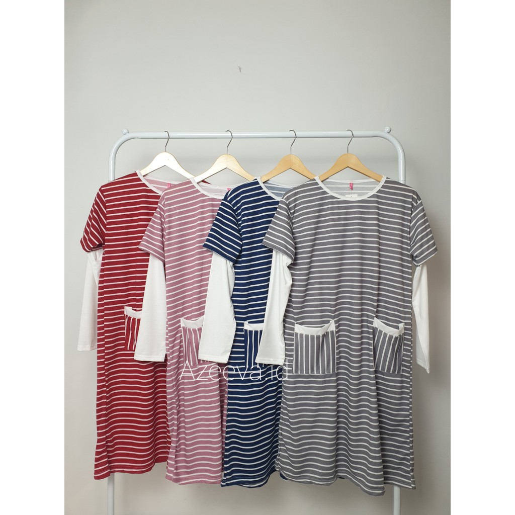 Tunik Salur / Tunik Babyterry / Gamis Babyterry