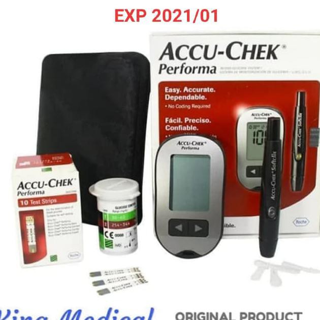 Promo Alat Cek Gula Darah Accu Check Performa. ACCU CHEK Terbaru