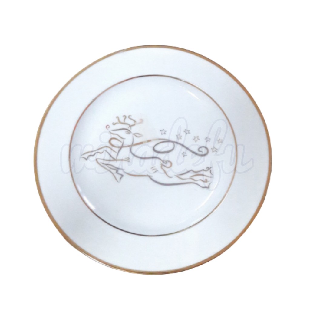 Piring Ceper Keramik Porcelain Sango Kuda 8"